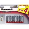 PANASONIC baterije LR03EPS/10BW-AAA 10 kom 6+4F Alkalne Everyday