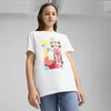 Puma Scuderia Ferrari Race Graphic Tee Youth, White, Size 5-6Y, Clothing