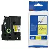 BROTHER trak za PT TZEFX661 Flexi (36mm), rumen-črn