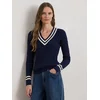 Lauren Ralph Lauren Pulover  mornarska / bela
