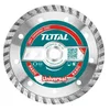TOTAL Univerzalna turbo dijamantska rezna ploča 125mm suvo/mokro