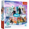 Trefl Slagalica Frozen, 4 komada, 71 deo