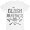 The Clash Skull & Crossbones White L Majica
