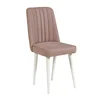 Hanah Home Trpezarijska stolica Vina Sandalye 46x85x46cm Belo-Bež