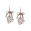 Betsey Johnson Uhani bronasta/rumena/rdeča/bela