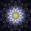 Norimpex - Puzzle Diamantna slika: Modra mandala 30x30cm 7D - 1 - 39 kosov