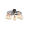 Opviq Luster AR-1661-5BSY, 31 cm, IP20, Crno-roze
