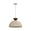 Luster na sajli NEVIS 1xE27/15W/230V O 38 cm bež