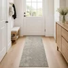 vidaXL Preproga Bež 80 x 100 cm 100% poliester 3 mm Pralna