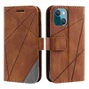 Rjava Flip Line torbica (iPhone 14)