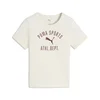 PUMA Varsity Relaxed Tee Youth, Shop, Warm White, 2-3Y