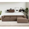 Atelier del Sofa Ugaona garnitura Mora XL 320x69x180cm Braon