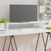 Stalak za TV/monitor stakleni zeleni 80 x 30 x 13 cm