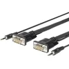 Vivolink PROVGAMCS4.6 Kabelski adapter 4,6 m VGA (D-Sub) + 3,5 mm črne barve
