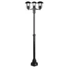Rabalux Marseille spoljna staj.lampa E27 3x60W IP44 crna Spoljna rasveta