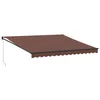 Tenda na ručno uvlačenje smeđa 400 x 300 cm