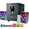 Microlab G101BT Aktivni zvucnici 2.1 11W (5W,2x3W) 3,5mm, SD, USB, FM, Bluetooth, daljinski, LED