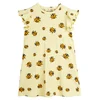 MINI RODINI Vsakodnevna obleka 2525010223 Rumena Regular Fit