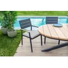 shumee Vrtni stol Bolzano Zefiro, aluminij, antracit