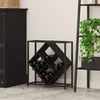 Stalak za vino Crni hrast 51 x 18 x 52,5 cm Konstruirano drvo