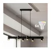 Brilagi - LED RGBW prigušiva luster na sajli SELE 6xGU10/6,5W/230V crna