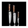 Gudaro-komplet Kuharski nož FENG+Santoku kuhinjski nož+ damaskovski kuhinjski nož