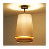 Duolla - plafonski luster BELL SHINY 1xE27/15W/230V prečnik 25 cm bela/bakarna