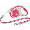 Flexi Comfort Cord Povodac, S, 8m, Roze-beli