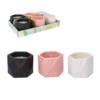 Garden Line Dekorativna sveča citronela Loks 11,5 x 9 cm mešanica barv 1 kos