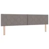 Vidaxl Vzglavje Taupe 200 cm blago