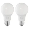 SOLHETTA LED žarnica E27 806 lumnov, možnost zatemnitve/okrogla mlečno bela