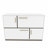 HANAH HOME Komoda Mares White Grey