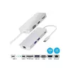 FAST ASIA Adapter-konvertor TIP C na VGA+HDMI+SD/MICRO SD+RJ 45+2xUSB3.0+TIP C
