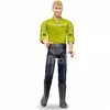 Bruder Figura čovek, tamno plavi jeans 600051