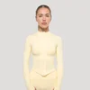 GymBeam Women‘s Luma Sports Top Butter Yellow