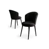 HANAH HOME Set stolica (4 dela) Risa Black