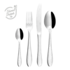 Jedilni pribor 24-delni set — Queen posrebren - 120984