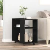 Pomoćni stolić crni hrast 70x35x60 cm inženjerski drvo