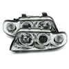 OEM Kristalni farovi Angel Eyes Audi A4 (95-98), Hrom