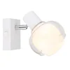 Globo 54309-1W - Zidno usmereno svetlo TOKKI 1xE14/40W/230V belo