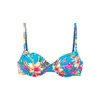 LASCANA Bikini zgornji del azur / limona / meta / fuksija