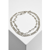 Layered necklace - silver colors