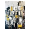 Slika z ročno naslikanimi elementi 70x100 cm Cityscape – Styler