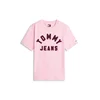 Tommy Jeans Majica roza/vinsko rdeča