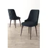 HANAH HOME Set 6 stolica Newa Anthracite Brown