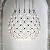 Luceplan Mesh Wireless viseča svetilka, O 100 cm, 1 m, Bluetooth - Dnevna soba/jedilnica - Dizajn - črn - Kovina