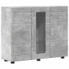 Drveni ormar s pohranom Betonski sivi 88,5 x 30,5 x 73 cm