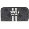 Guess Laurel Ii Slg Large Zip Around Črna