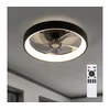 Brilagi - LED plafonski ventilator (prigušiva) LED/34W/230V prečnik 50 cm crni + daljinski upravljač