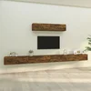 6-dijelni set TV ormarića boja dimljenog hrasta drveni